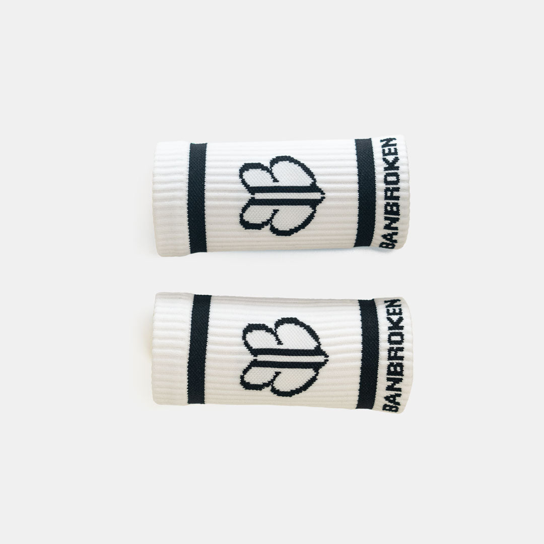 WHITE Elastic Wristbands