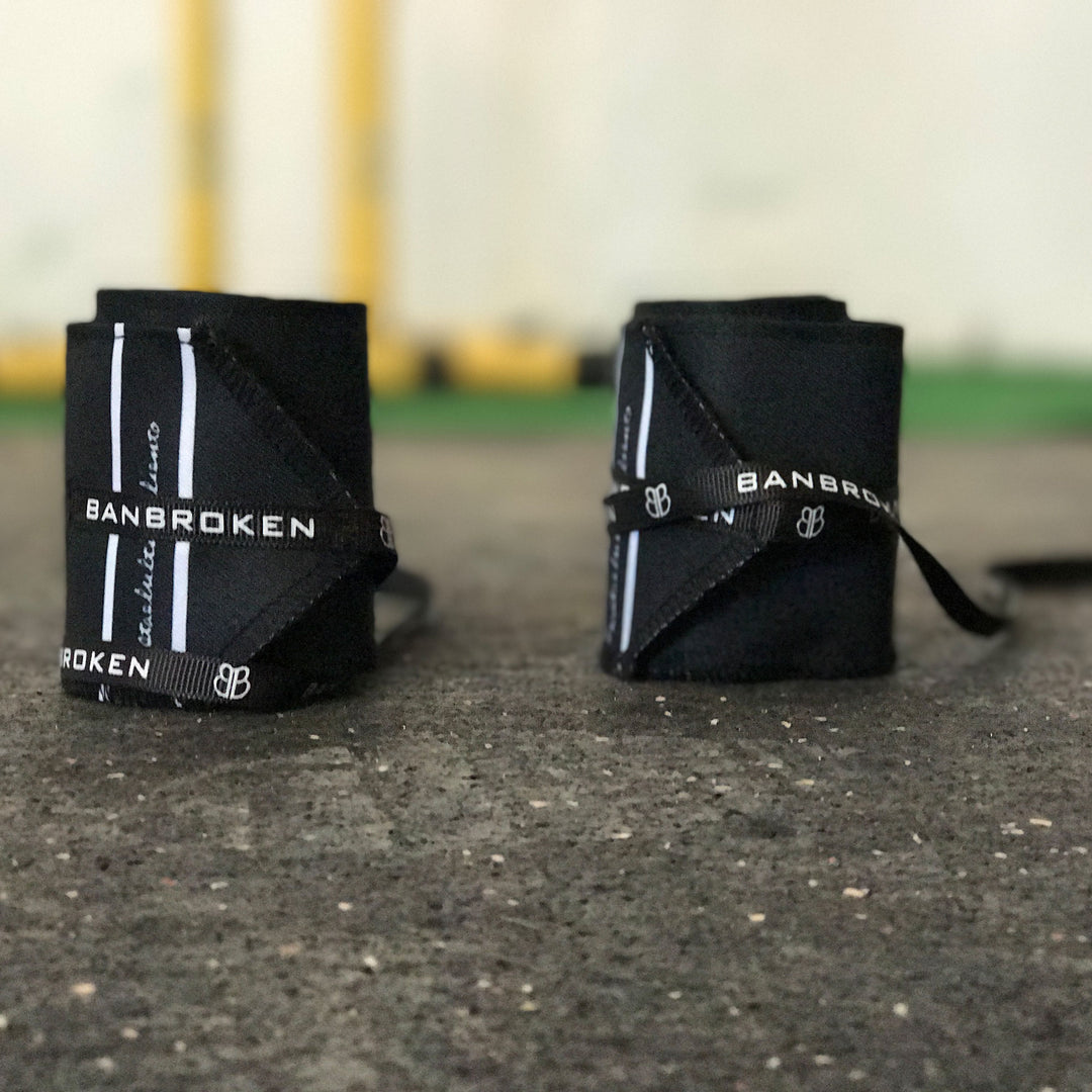crossfit muñequeras black lifter banbroken