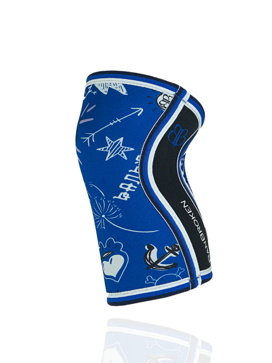 Blue Draw Knee Pads