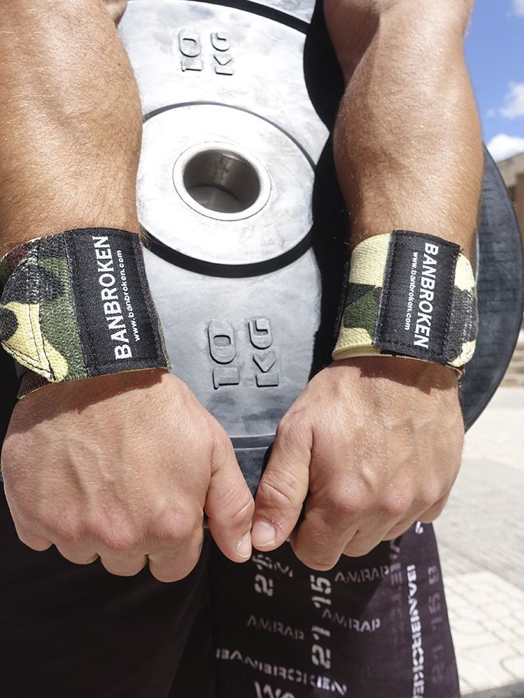 muñequeras camo banbroken deportivas para crossfit