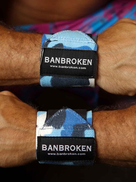 Camo Blue Wrist Band