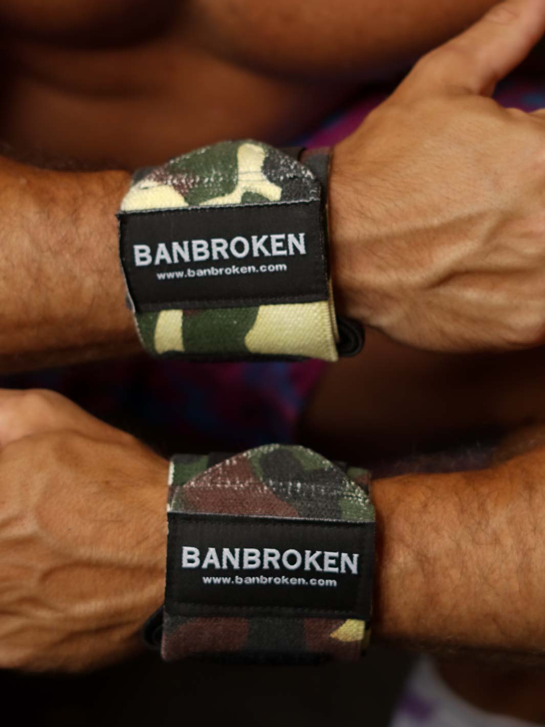 Camo Velc Wristbands