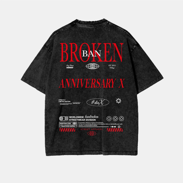 T-shirt Anniversary Black Uomo