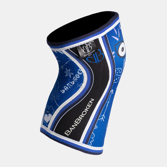Blue Draw Knee Pads