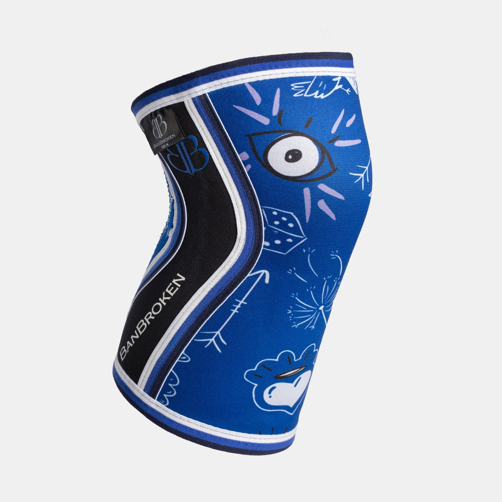 Blue Draw Knee Pads
