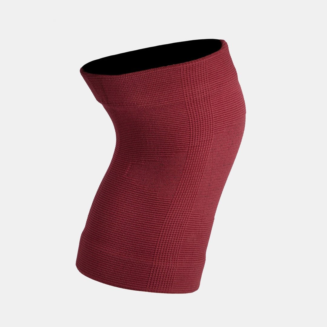 Ginocchiere rosse a maglia