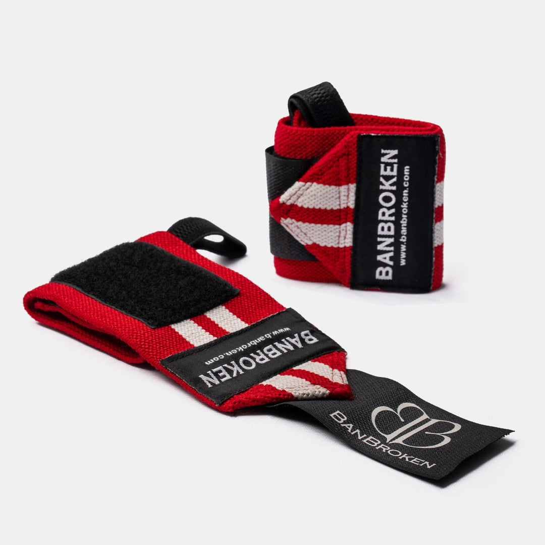 Cinturino da polso rosso caramella