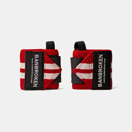 Cinturino da polso rosso caramella