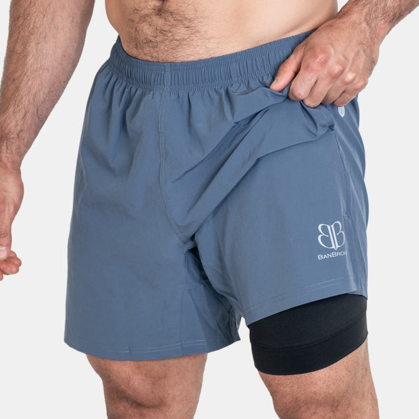 Shorts HIT 2 in 1 Blue 90's Uomo