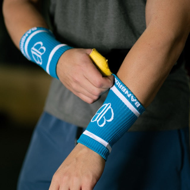 BLUE Elastic Wristbands
